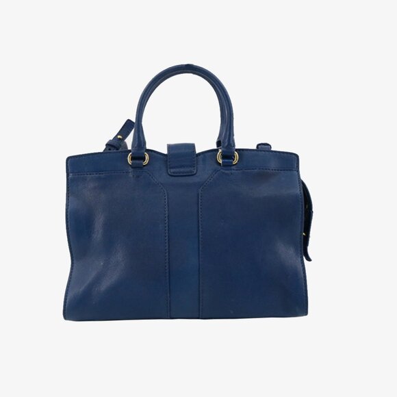 YSL Chyc Navy Leather Bag - Picture 9 of 9